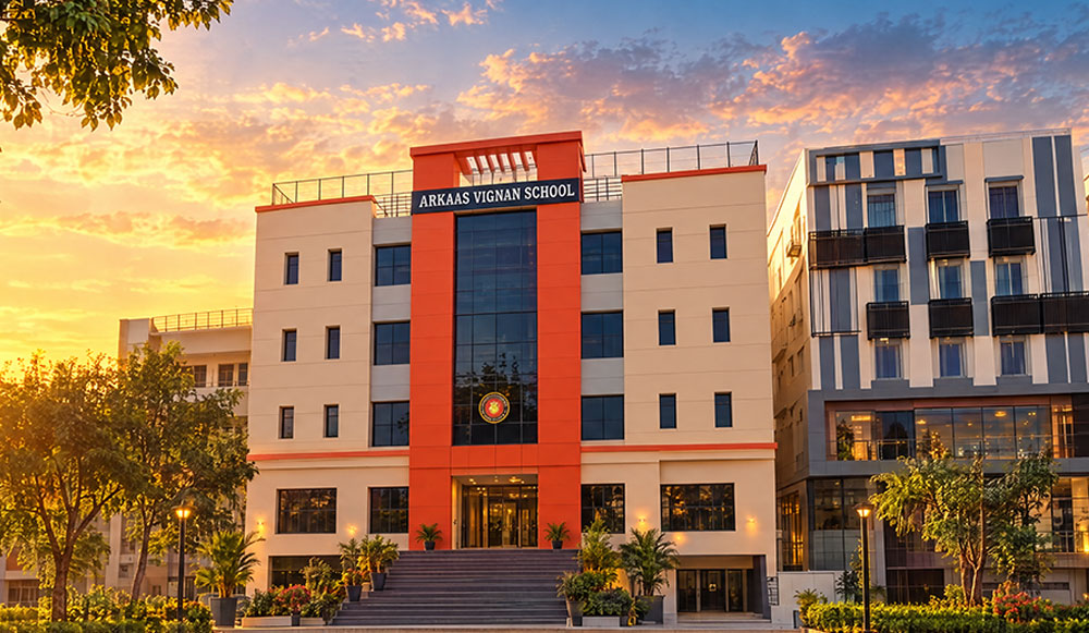 Arkaas Vignan School campus exterior