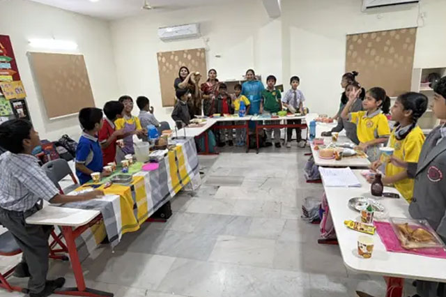 Children taking part in classroom activities